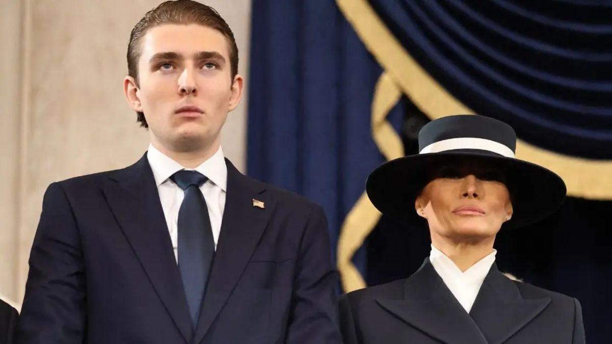 image of Barron Trump has shown an interest in politics, according to his parents.