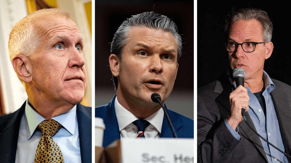 Thom Tillis;Pete Hegseth;Jake Tapper.