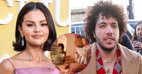 selena gomez pantless first christmas with benny blanco