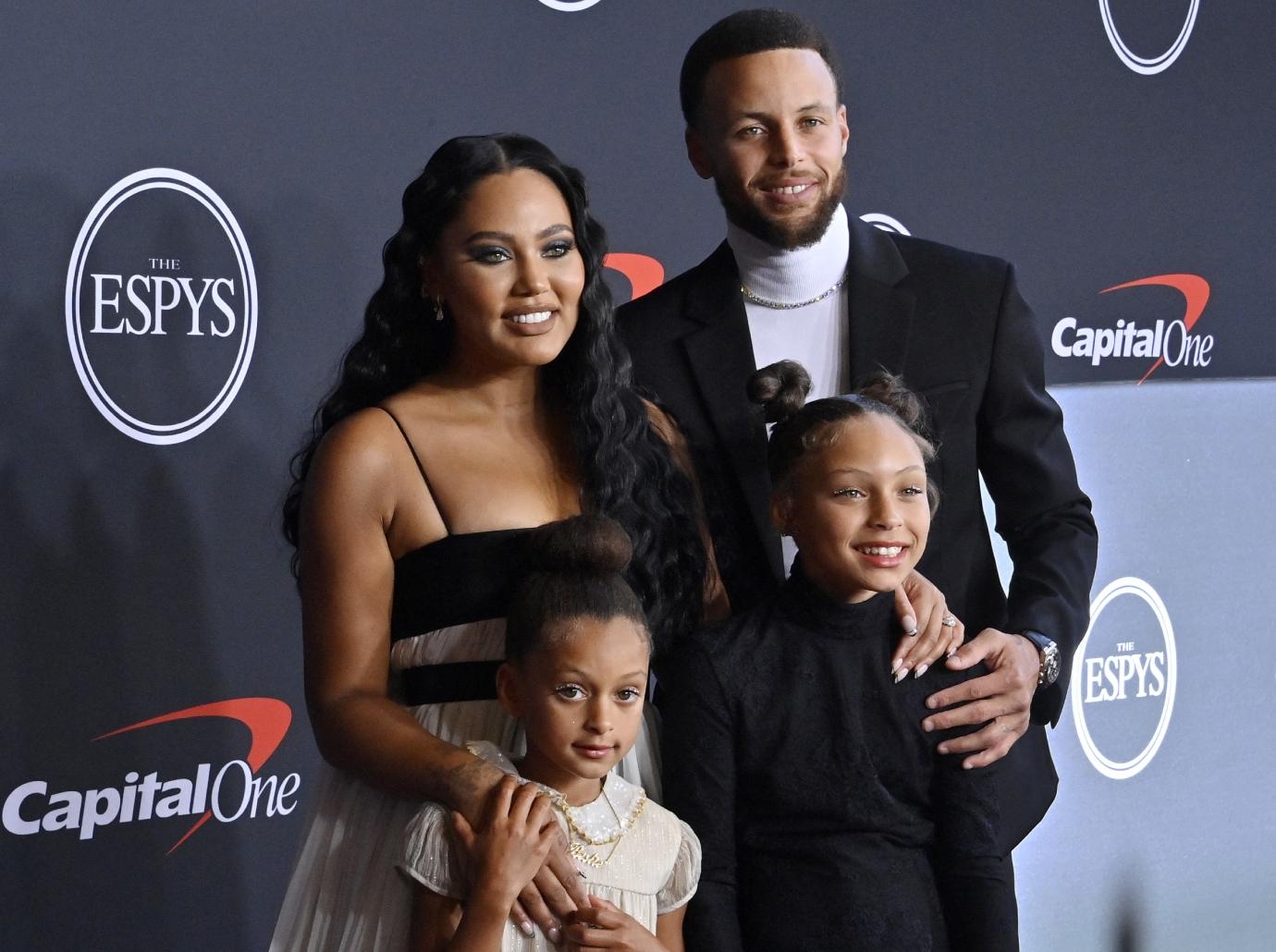 steph curry wife ayesha french police newborn gold medal win watch