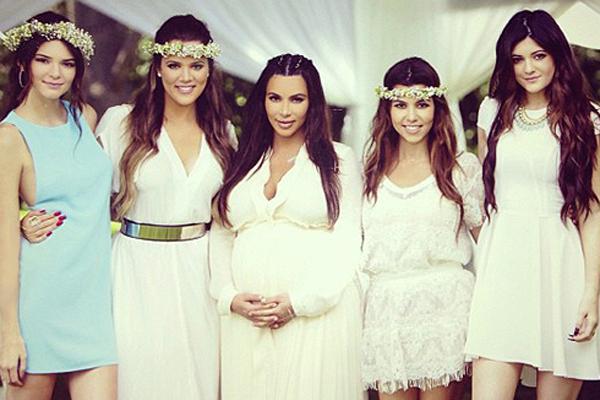 Kim kardashian baby shower north west