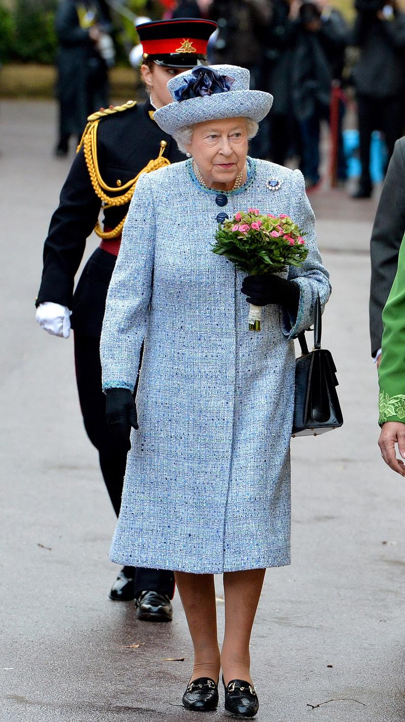 Queen Elizabeth and Prince Philip, Duke of Edinburgh out seeing the people in Malta **USA ONLY**