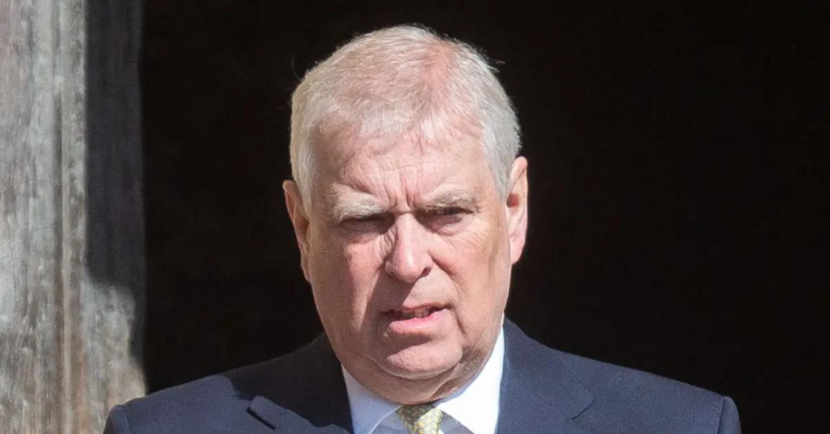 Image of Prince Andrew officially resigned from his public roles as a working royal in 2020.