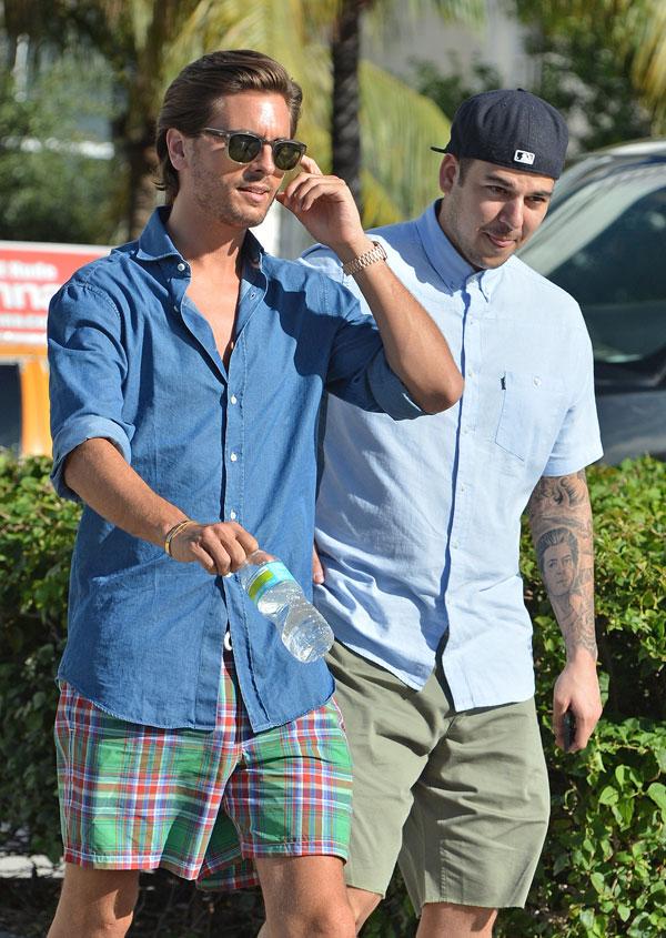 Scott disick and rob kardashian