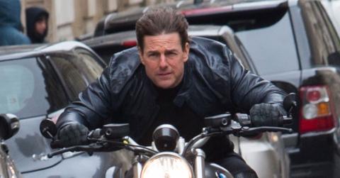 Tom Cruise Mission Impossible Motorcycle Stunt Photos Long