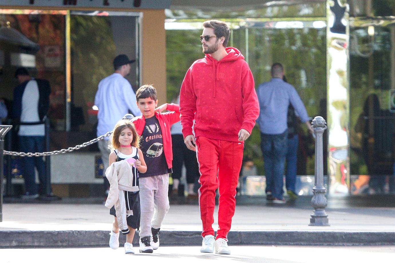 Scott disick kids movie outing