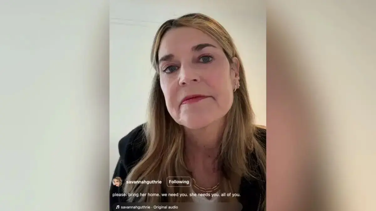 image of Savannah Guthrie has pleaded with the alleged abductor to bring her mom home. 