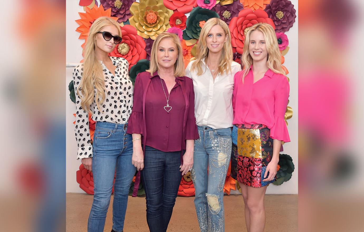 Nancy Davis, Kathy Hilton, Paris Hilton, Nicky Rothschild And Tessa Hilton Host alice + olivia x Race To Erase MS