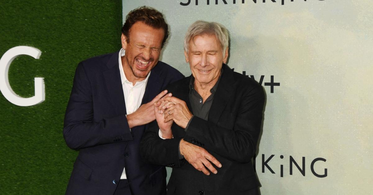 harrison ford dirty jokes shrinking cast group chat jason segel