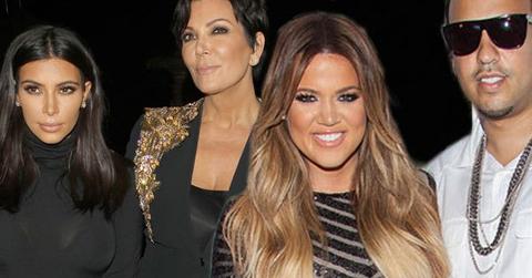 Kim kardashian kris jenner khloe kardashian french montana