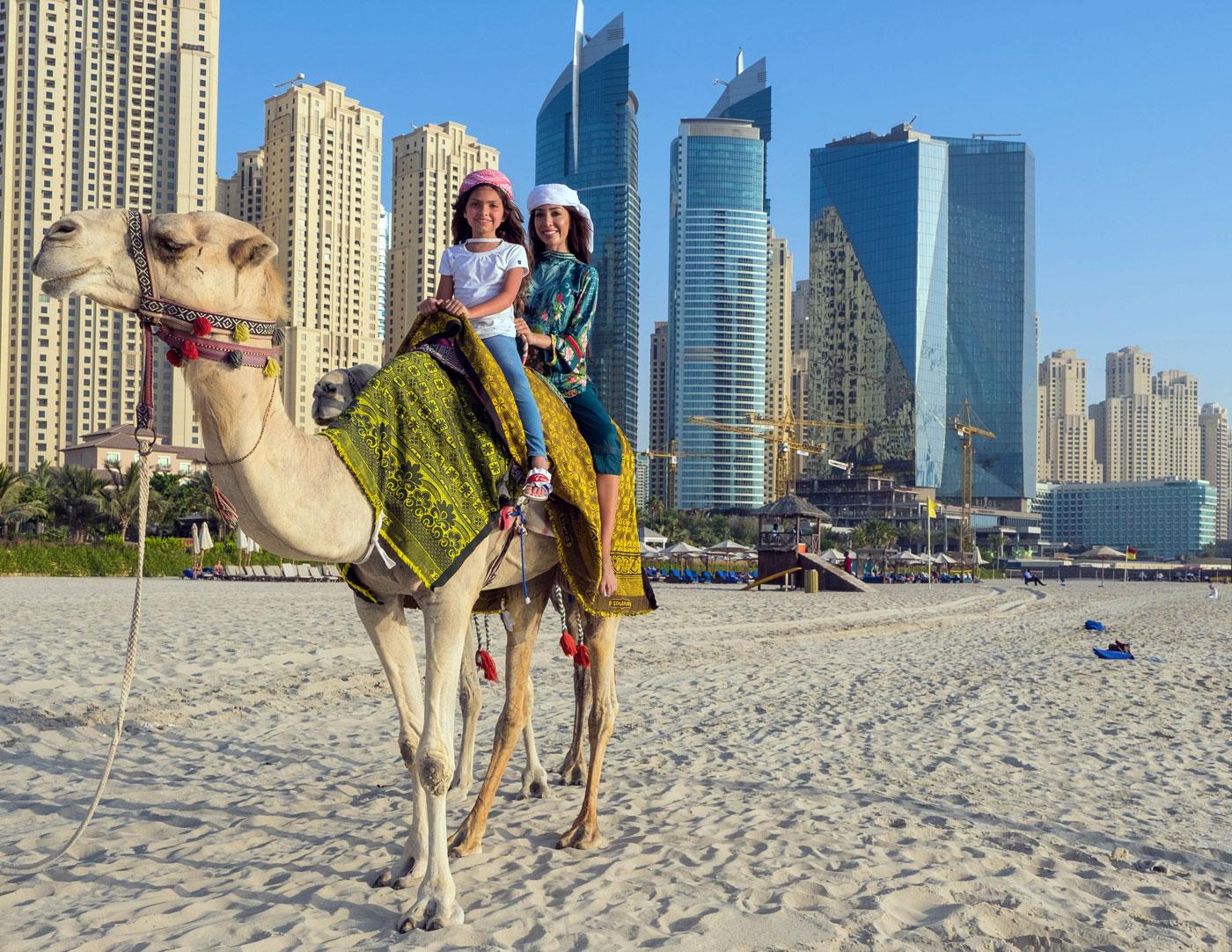 EXCLUSIVE: Farrah Abraham and her daughter Sophia living it up in Dubai, Farrah and her daughter ventured out for a camel ride before relaxing at the pool at Pallazo Versace Hotel