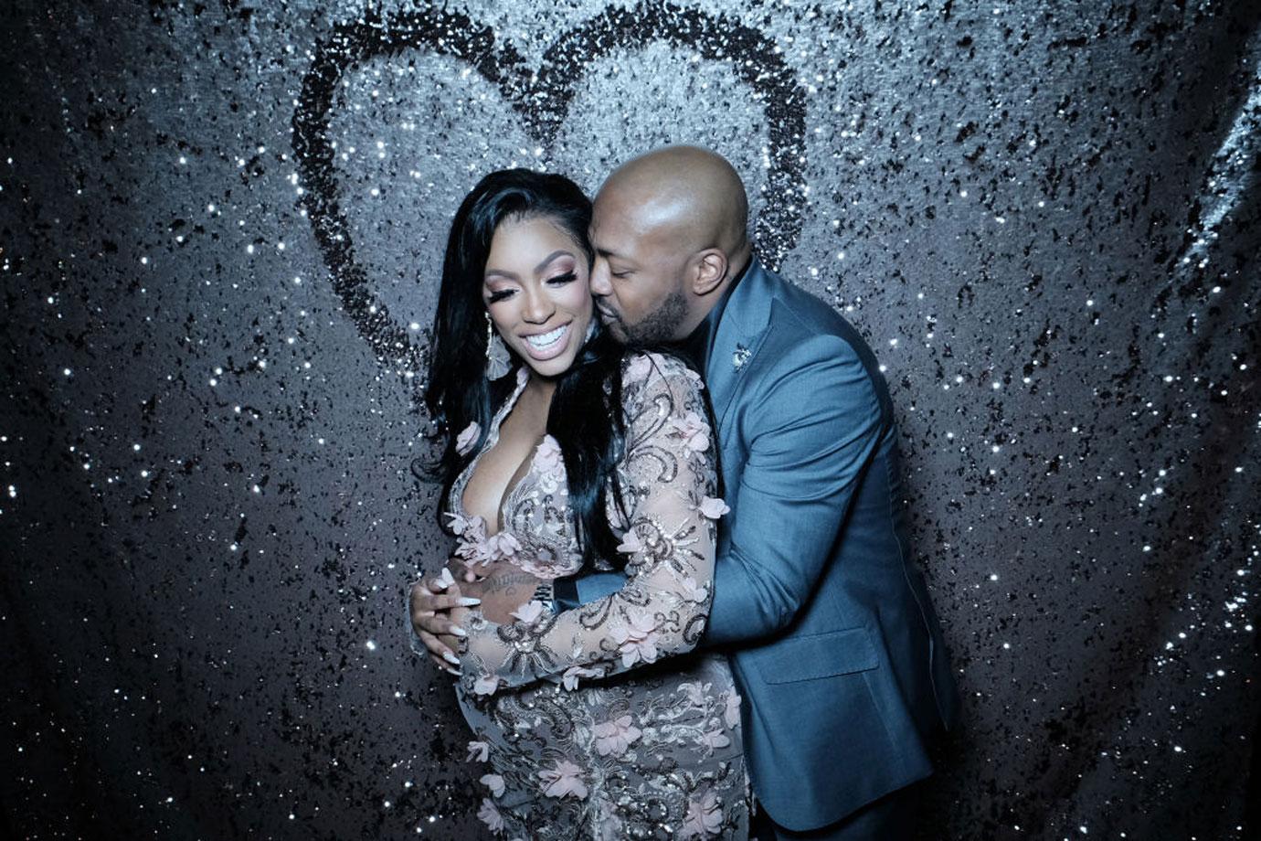 Porsha Williams And Dennis McKinley Embrace