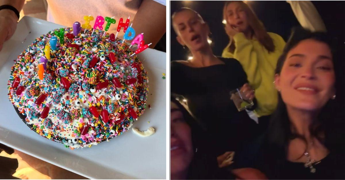 image of Kylie Jenner and her friends sang Justin Bieber’s new song together.