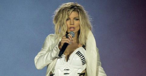 Fergie Risque Bodysuit Split Josh Duhamel Pics long