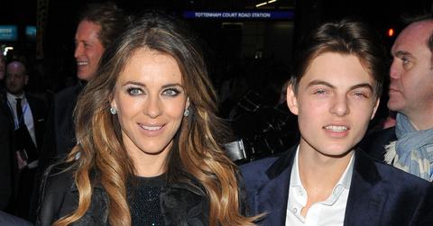 Elizabeth Hurley and Damian Hurley at An American in Paris' press night