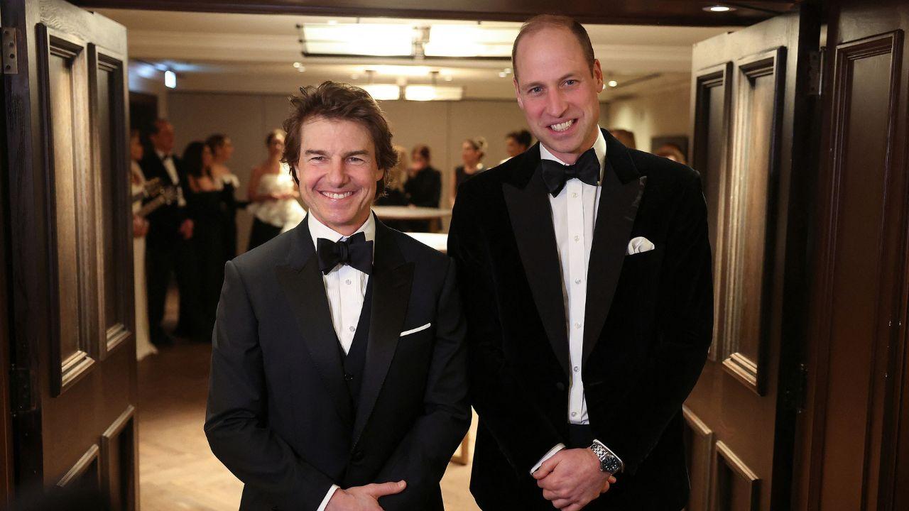 Image of Tom Cruise and Prince William.