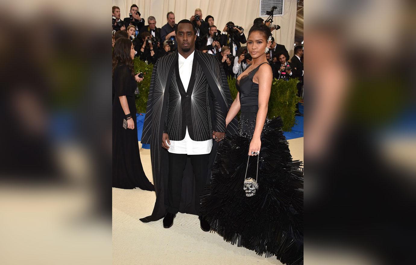 Diddy And Cassie Walk A Red Carpet