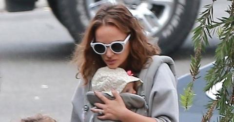 natalie portman daughter amalia son aleph pics long