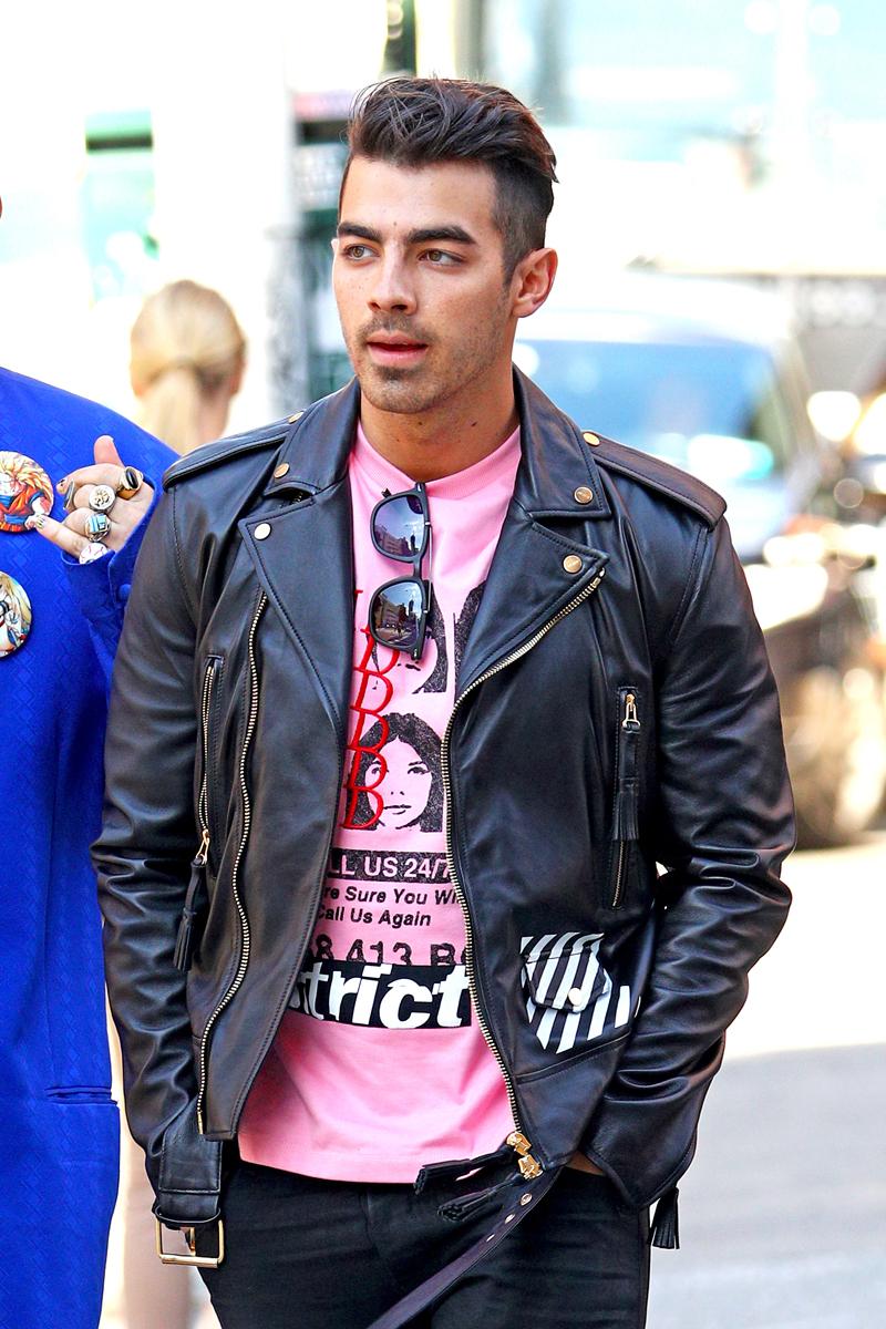 Joe Jonas and fellow DNCE band member Cole Whittle go shopping in SoHo, NYC