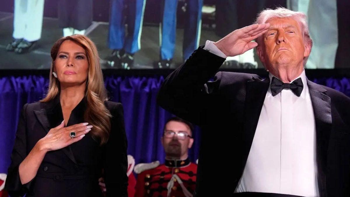 image of Donald and Melania trump 