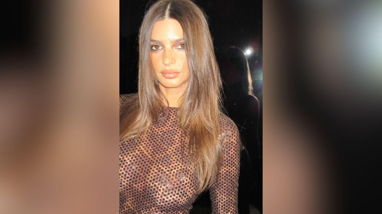 Image of Emily Ratajkowski shared photos of her revealing outfit on Instagram.