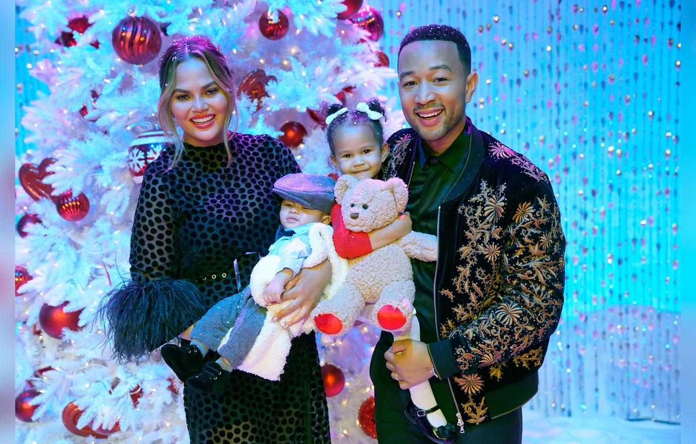 Chrissy Teigen, John Legend & Kids