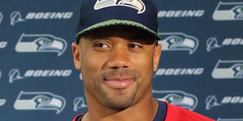 Russell Wilson at NFL - Seattle Seahawks Press Conference