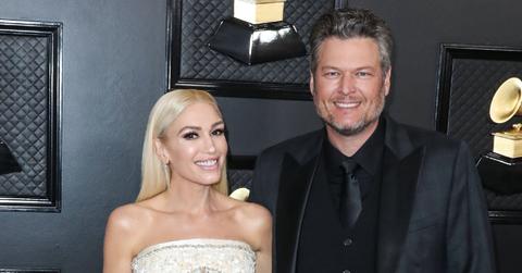 Gwen Stefani and Blake Shelton at 62nd Annual GRAMMY Awards