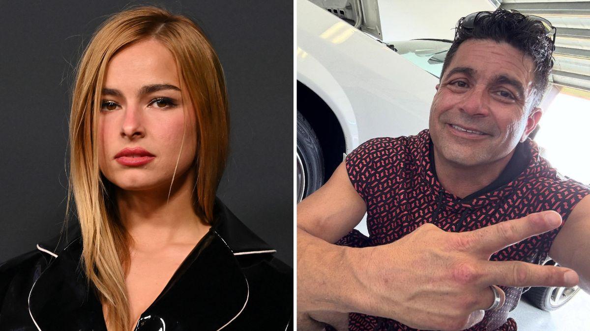 Split photo of Addison Rae and Monty Lopez