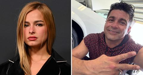 Split photo of Addison Rae and Monty Lopez