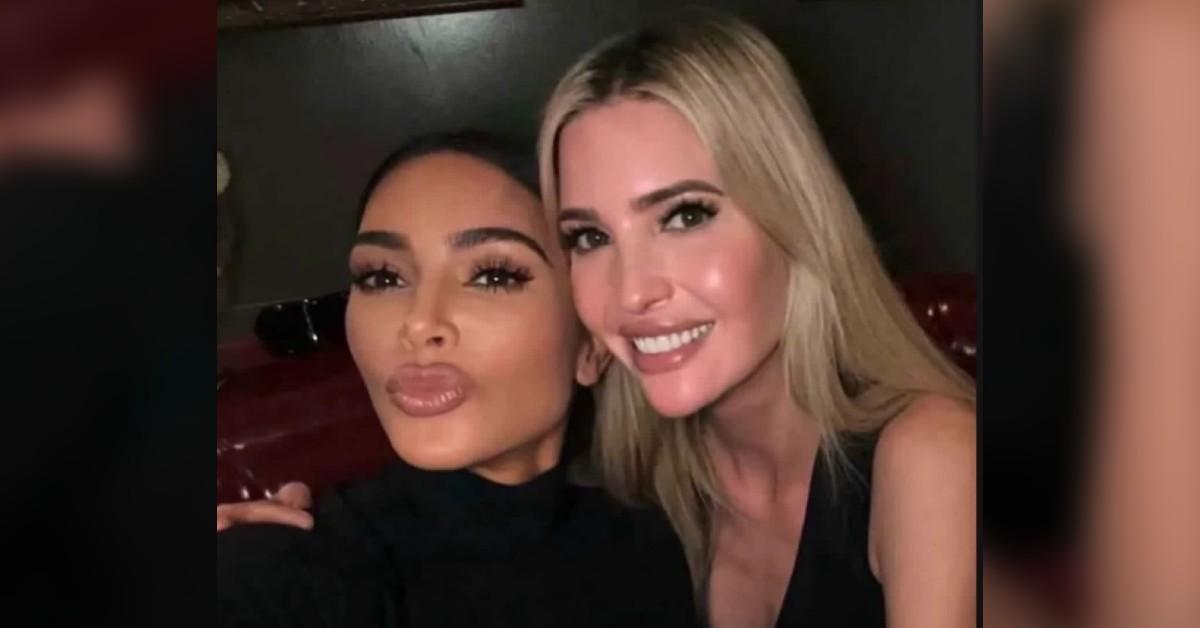 Photo of Kim Kardashian and Ivanka Trump.