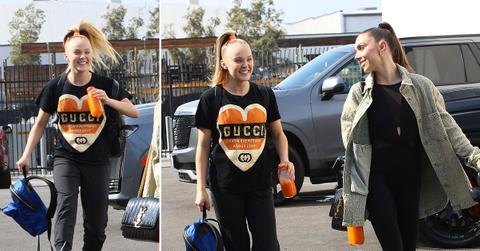 jojo siwa ecstatic after reuniting dwts pal jenna johnson since split kylie prew