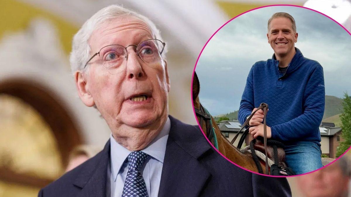 photo of Scott Jennings and Mitch McConnell