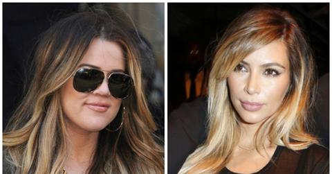 Kim and Khloe Kardashian