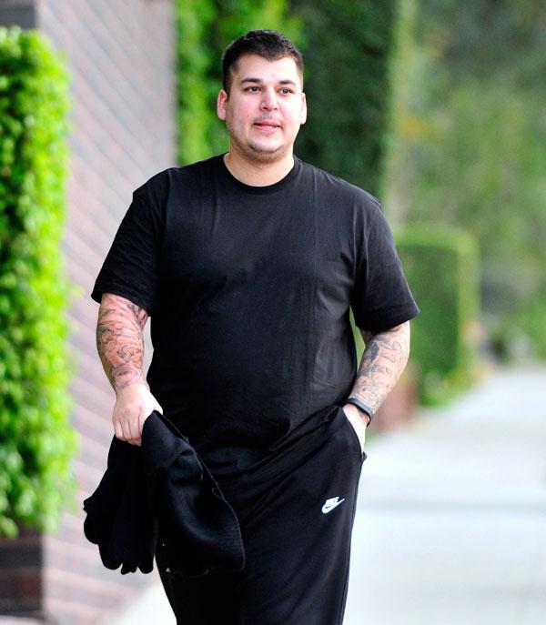 Rob kardashian weight gain loss diet workout