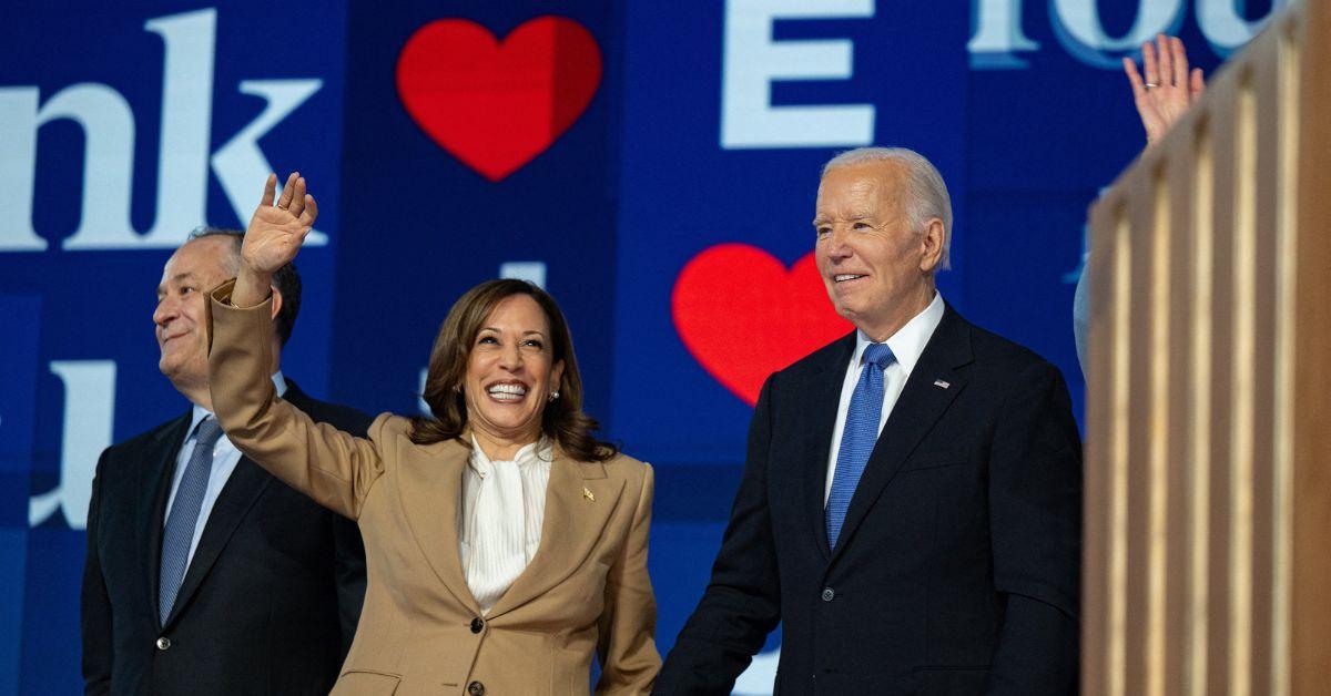 Photo of Kamala Harris and Joe Biden