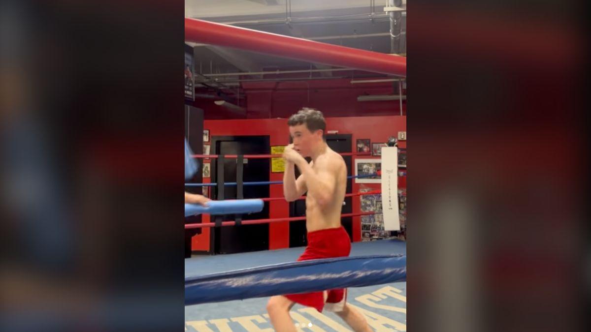 Photo of Elliot Page included a video where he could be seen intensely sparring with his coach.