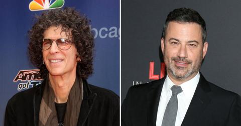 Photo of Howard Stern and Jimmy Kimmel.