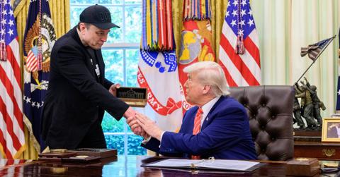 Photo of Elon Musk and Donald Trump