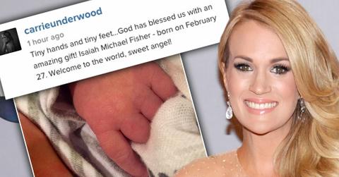 Carrie underwood baby boy