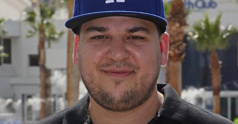 Rob Kardashian And Blac Chyna At Sky Beach Club