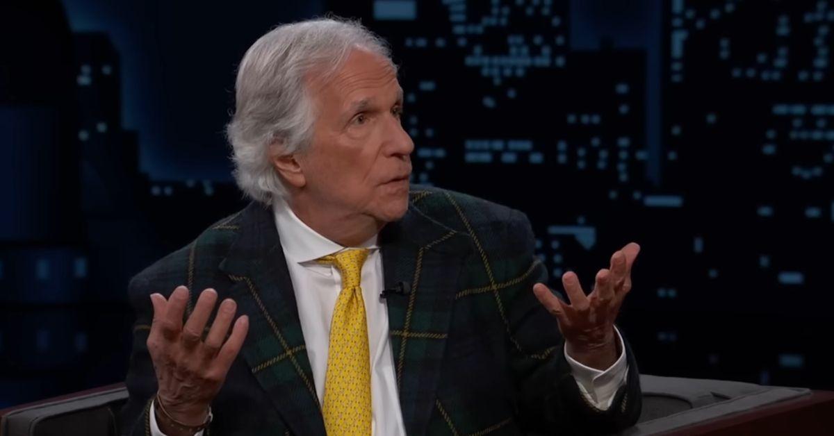 image of Henry Winkler revealed he filmed his first-ever nude scene at age 79, surprising even himself.