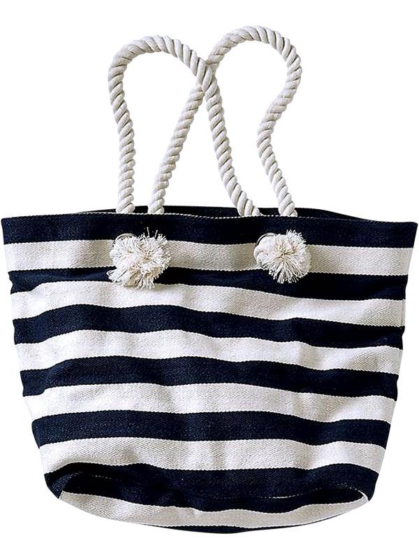 Striped bag