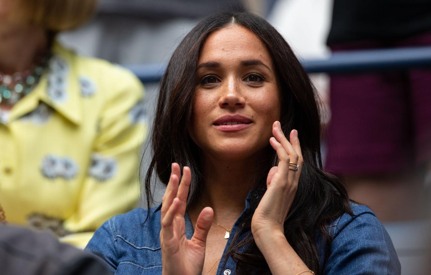 Meghan Markle Embraces BFF Serena's Husband Alexis at the US Open