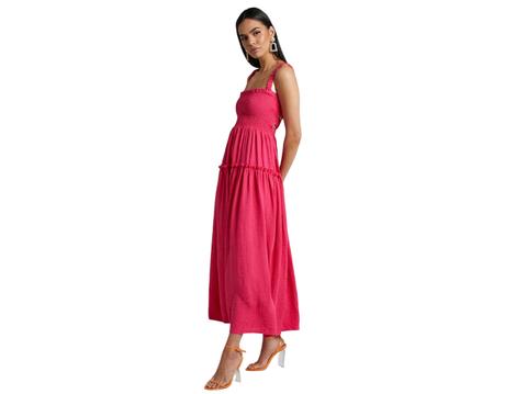 chrissy teigens pink dress wedding guest date shop