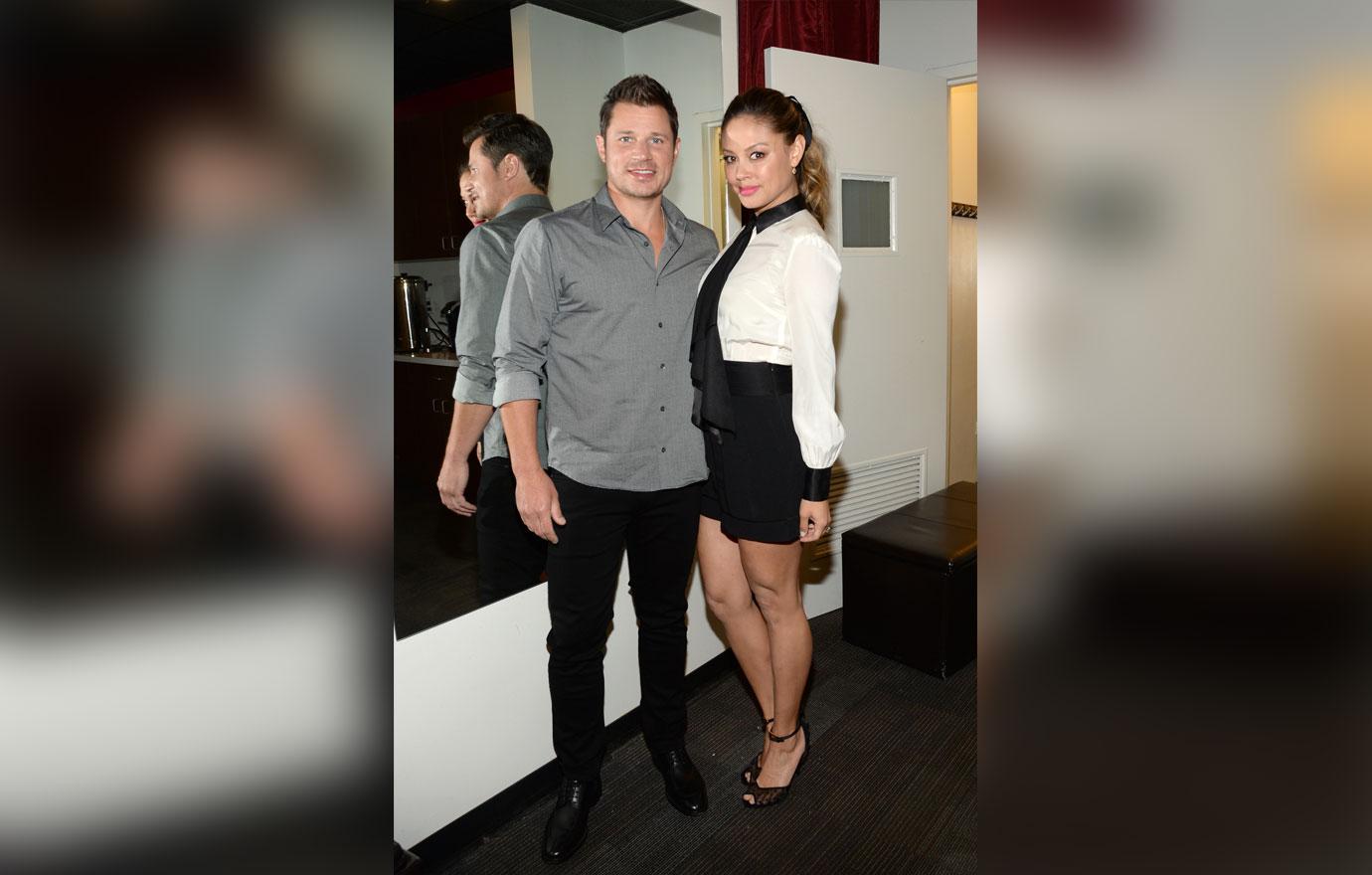 Nick With His Wife Vanessa Lachey