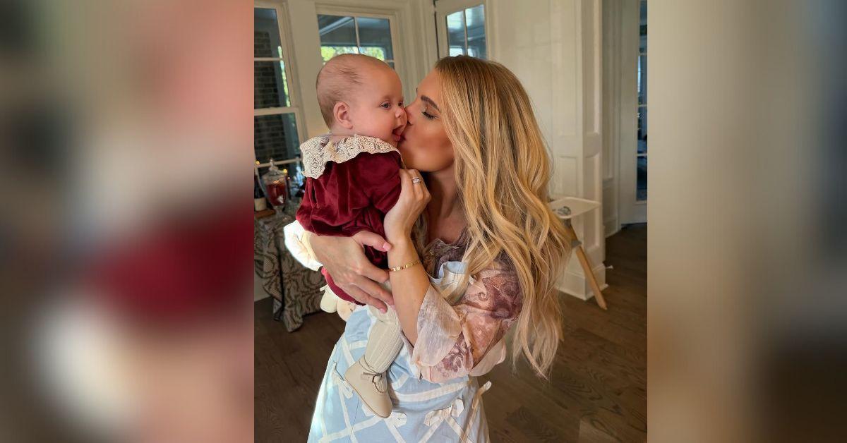 image of The starlet gave birth to daughter Teddi this past summer. 