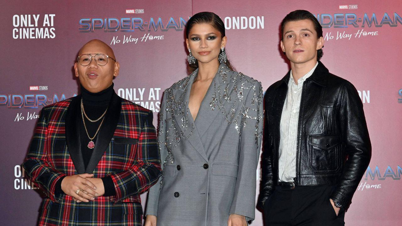 Image of Jacob Batalon joked that Tom Holland and Zendaya's engagement announcement came after his own wedding plans with Veronica Leahov were already in motion.