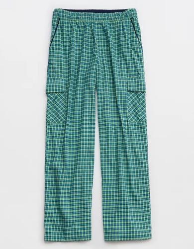aerie flannel cargo skater pajama pant aeriecom