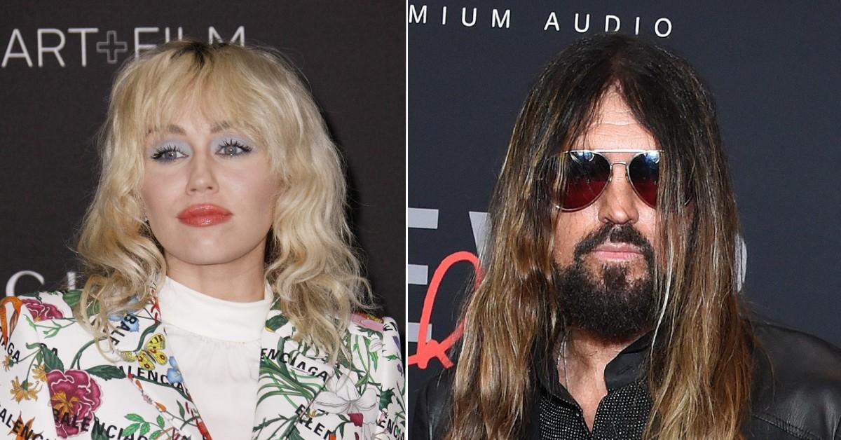 Miley Cyrus & Billy Ray Cyrus Not On Speaking Terms, Source Says